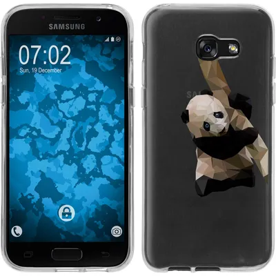 Produktbild von PhoneNatic Case kompatibel mit Samsung Galaxy A7 (2017) Silikon-Hülle Vektor Tiere M4