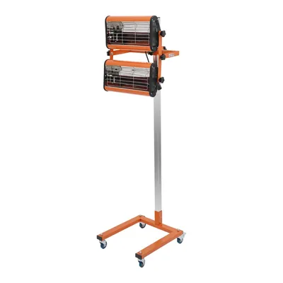 Produktbild von Infrarot Lacktrockner 2X1000W  Trockenlampe Lampen Infrarot-Farbtrockner Tragbar  Infrarotwärme  Farbtrockner