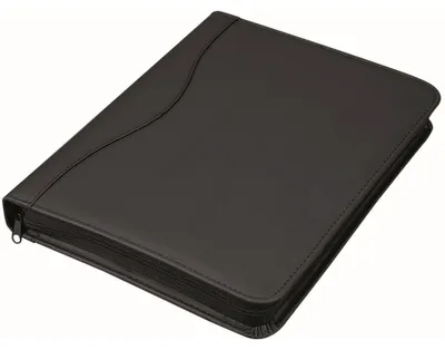 Image de Alassio Ringbuchmappe "RONDO", DIN A4, Lederimitat, schwarz