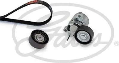 Produktbild von Gates K296PK1660 Keilrippenriemensatz für BMW 5 Touring (F11) 1 Schrägheck (F20) 3 Touring (F31) 5 Limousine (F10) 3 Limousine (F30, F80)