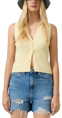 Productafbeelding van QS s.Oliver dames trui met col en V-hals, slim fit