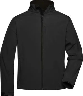Produktbild von James & Nicholson Softshell-Jacke JN135 schwarz Größe M