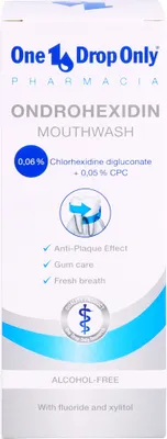 Produktbild von One Drop Only Pharmacia Ondrohexidin Mundspülung 250 ml