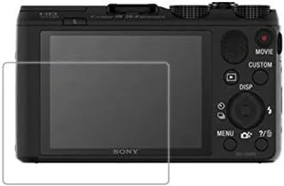 Image de Film de protection en verre, épaisseur 0,4 mm, adhésif, pour appareils photo Sony HX50/HX60