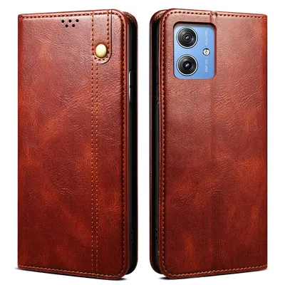Immagine prodotto di Custodia per Motorola Moto G54 /G54 Power in pelle flip case portafoglio con funzione stand rosso