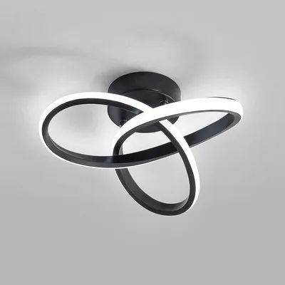 Imagen del producto de Lámpara colgante LED de tres colores, regulable, para sala de estar, moderna, de color