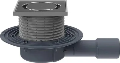 Produktbild von HL Hutterer & Lechner HL90Prblue Bodenablauf DN40/50 waagrecht, GV Primus blue, 1 Stk.