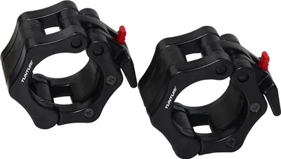 Produktbild von Tunturi 2er Set Hantelverschlüsse, Lock Jaw Collars für 50 mm Stangen, Langhalten Kurzhantel Verschlüsse für Olympische Hantelstangen