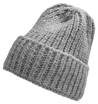 Produktbild von 4F - "H4Z22 CAD017" Mütze Grobstrick für Damen PP466 (Einheitsgröße) (Grau)