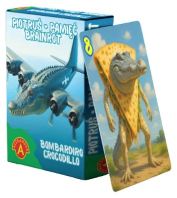 Zdjęcie produktu dla ALEXANDER Piotruś+pamięć Brainrot/Bombardiro Crocodilo 3152