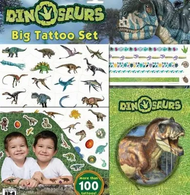 Zdjęcie produktu dla Dinozaury – duży zestaw tatuaży