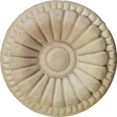 Immagine prodotto di Pomello per porta Clayre & Eef Ø 4 cm Fiore in Vetroceramica beige