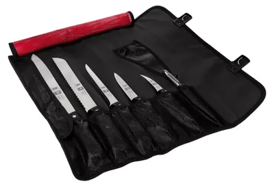 Immagine prodotto di Set di coltelli da cucina Icel, 6 pezzi, con custodia pieghevole, codice prodotto: 47100.9030000.006