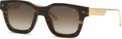 Produktbild von Philipp Plein SPP105M Avana striata marrone lucido 50/24/145 Herren Sonnenbrillen