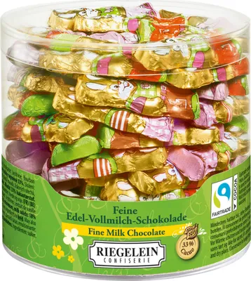 Produktbild von Riegelein FTCO Massiv-Osterhasen klein 70x7,5g