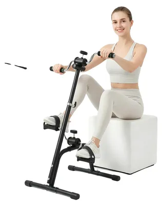 Image de Pedaltrainer, résistance réglable, hauteur réglable de 80 à 100 cm, capacité de charge maximale de 120 kg, base antidérapante, léger et transportable