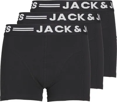 Zdjęcie produktu dla Jack & Jones 12256698_2161_1109358_98, Slipy, Bagażnik samochodowy, Dorosły, Męski, Czarny, Bawełna, Elasthan