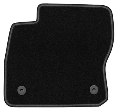 Produktbild von Fahrermatte Velours für Ford Focus MK3 USA 2010-2019 (Limousine/Kombi) – 1-tlg, Schwarz, passgenau – Wielganizator BASIC
