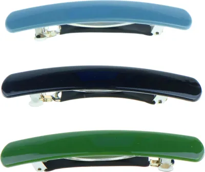 Produktbild von 3 Stücke Damen Französisch Haarspangen, Groß Rutschfest Haarklammern Vintage-Haarspangen, Automatisch Groß Klassische Haarspangen für feines Haar und mitteldickes Haar, Elegant Haarschmuck Mädche.
