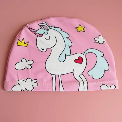 Produktbild von Xiaolian Universal-Badekappe für Jungen, Mädchen und Kinder Einhorn
