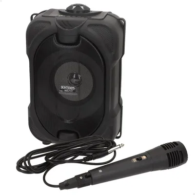 Image de Haut-parleur de karaoké sans fil, 80 W, éclairage RGB et microphone