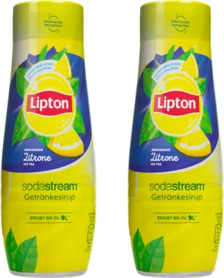 Obrázok produktu pre Sodastream sirup Lipton ľadový čaj citrón 2x440ml nápojový sirupový koncentrát