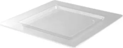 Zdjęcie produktu dla Talerze Plastikowe 30X30Cm/ 4 Sztuki Transparentne 34-21