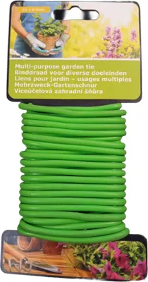 Produktbild von Bindedraht flexibel grün stabil 5m x 0,4mm Gartenbedarf Pflanzenbinder