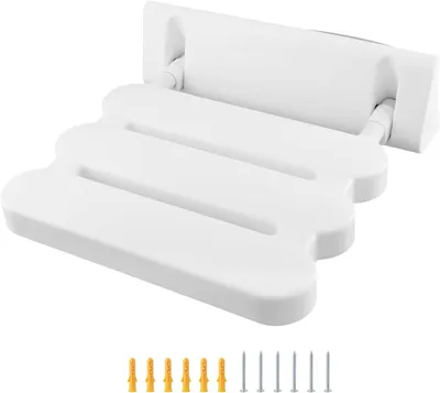 Produktbild von Klappbarer Duschsitz Wandmontage 31 x 23 x 31 cm, 100 kg, für Badezimmer