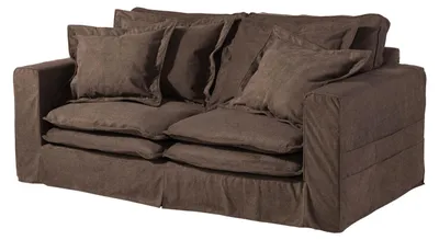 Produktbild von MASSIVMOEBEL24.DE Hussensofa 2-Sitzer196x108x76 taupe KINGSTON