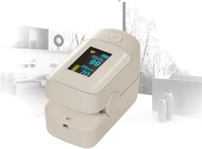 Produktbild von Pulsoximeter Messgerät für Pulswerte und Blutsauerstoff mit Display kompakt