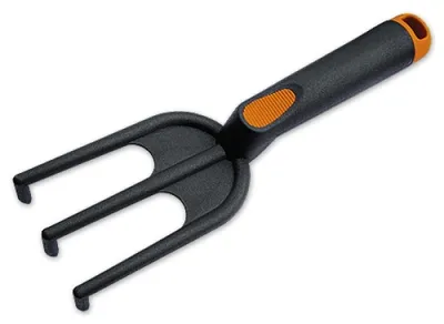 Produktbild von Bradas Gartenkralle Fiberglas Breite: 80 mm schwarz / orange