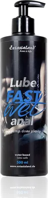 Produktbild von Fastwet® 500ml Anal Gleitgel auf Wasserbasis mit Pumpverschluss