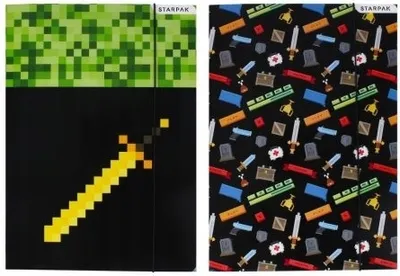 Image de Chemise à élastiques A4 design jeu de pixels
