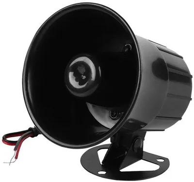 Image de Dailygoody - Sirène d'alarme Yosoo, 115 dB, 12V DC - Système d'alarme sonore pour extérieur