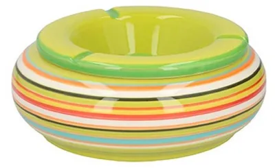 Produktbild von G. Wurm Storm Aschenbecher Keramik grun 17 cm Aschenbecher