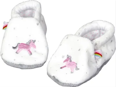 Produktbild von Die Spiegelburg 14476 Babyschuhe - Einhorn Baby Glück