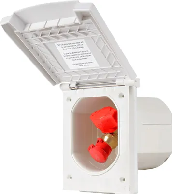 Produktbild von Gasanschlussdose Gassteckdose | 30 mbar | Absperrhahn | weiß | G607