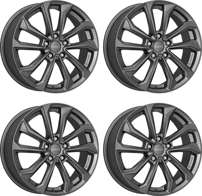 Produktbild von 4x DEZENT Felge KS graphite 7x18 ET45 5x114.3 TKSF0GA45E kompatibel mit Peugeot 4008