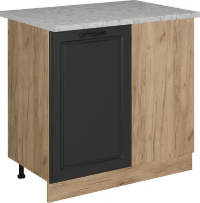Immagine prodotto di Mobile ad angolo cucina Vicco R-Line Antracite rustico 86 cm PL Marmo, Model 53805