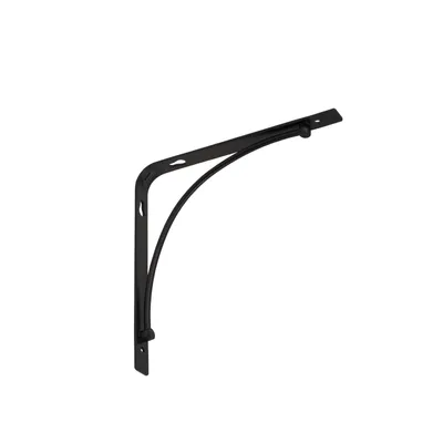 Produktbild von Regalhalter 200x200 mm Regalträger Regalwinkel Wandkonsole Retro schwarz