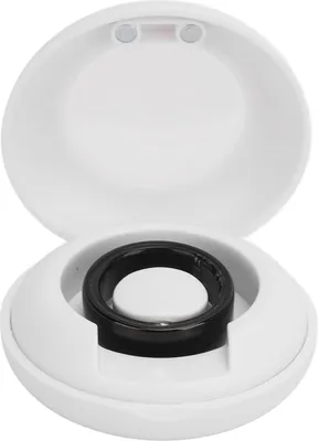 Produktbild von Smart Ring Health Tracker Bluetooth Schrittzählung Schlafqualitätsüberwachung IP68 Wasserdicht mit Ladeetui Schwarz Größe 9