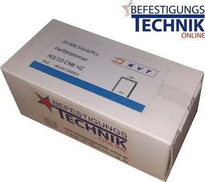 Produktbild von Klammer N3/ 10mm CNK verzinkt für Senco A A06BAAP SFT10XP-A / SFW09-A 20M KL-45