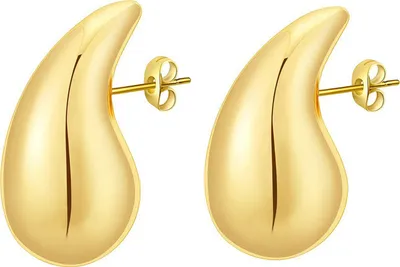 Produktbild von INF 1 pár náušnic Copper Hollow Waterdrop Zlato