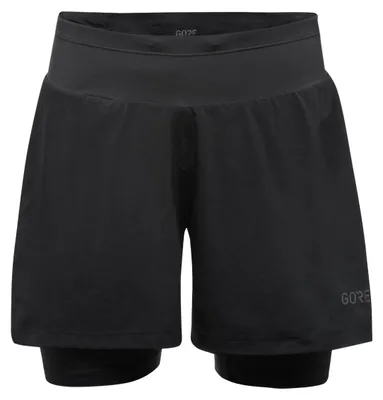 Produktbild von GOREWEAR R5 Damen 2in1 Shorts, Black, S