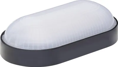 Produktbild von 4x Oktaplex LED Ovalleuchte Durchgangsverdrahtung Kellerlampe anthrazit
