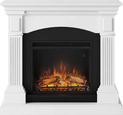 Image de Cheminée électrique décorative "Magna" Blanche - Powerflame