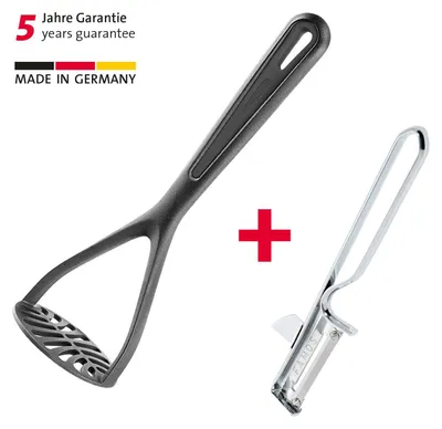 Productafbeelding van Aardappelstamper "Gentle" + schilmes "Famos", 286322E7