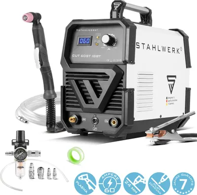 Produktbild von STAHLWERK Plasmaschneider CUT 60 ST IGBT mit 60 Ampere bis 24 mm Schneidleistung