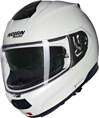 Produktbild von Nolan N100-6 Classico Nobile N-Com Klapphelm, perlmuttweiß, L (60)